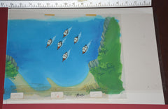 Original production cel -"Sinbad"- by Golden Films 359 SIZE 16.50" x 11"