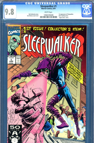 Sleepwalker #01 CGC graded 9.8 HIGHEST GRADED  1st appearance