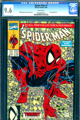 Spider-Man #01 CGC graded 9.6  - Regular Edition - SOLD!