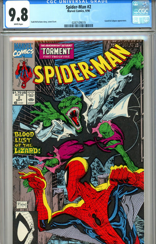 Spider-Man #02   CGC graded 9.8 - McFarlane art SOLD!