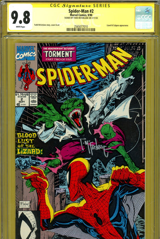 Spider-Man #02 CGC graded 9.8 - Signature Series Lizard and Calypso - SOLD!