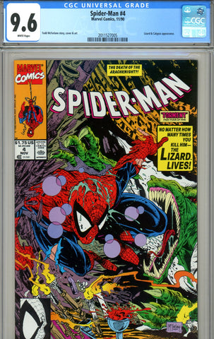 Spider-Man #04 CGC graded 9.6 Lizard and Calypso - SOLD!