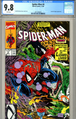 Spider-Man #04 CGC graded 9.8 HIGHEST GRADED -  SOLD!