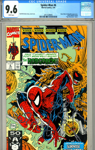 Spider-Man #06 CGC graded 9.6 Ghost Rider and Hobgoblin