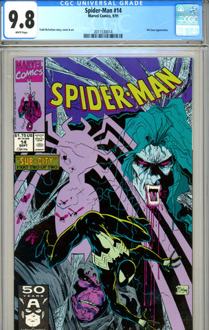 Spider-Man #14 CGC graded 9.8 HIGHEST GRADED - SOLD!