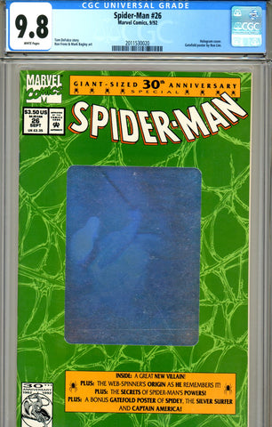 Spider-Man #26 CGC graded 9.8 HIGHEST GRADED - SOLD!
