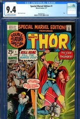 Special Marvel Edition #1 CGC graded 9.4 - featuring Thor