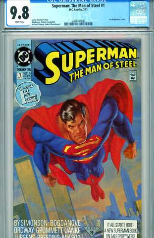 Superman: The Man of Steel #01   CGC graded 9.8 - HIGHEST GRADED - SOLD!