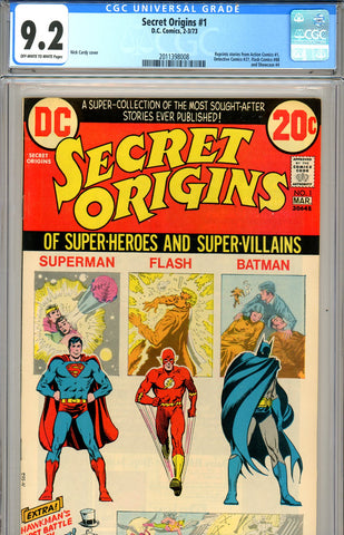 Secret Origins #1 CGC graded 9.2 - SOLD!