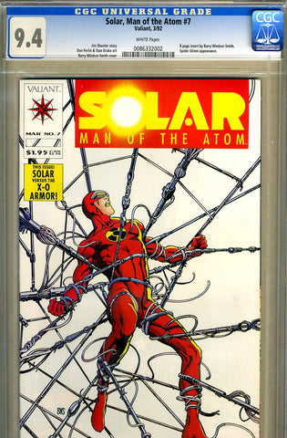 Solar, Man of the Atom #07   CGC graded 9.4 SOLD!