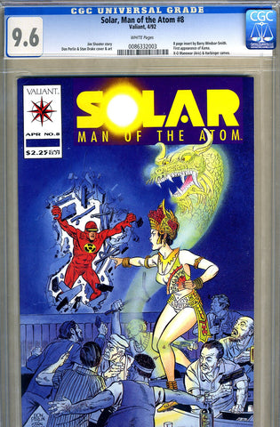 Solar, Man of the Atom #08   CGC graded 9.6 - first Kama SOLD!