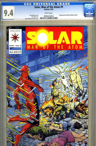 Solar, Man of the Atom #09   CGC graded 9.4 - SOLD!