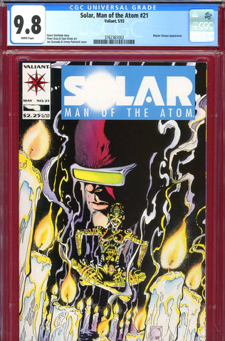 Solar, Man of the Atom #21 CGC graded 9.8 - HIGHEST GRADED