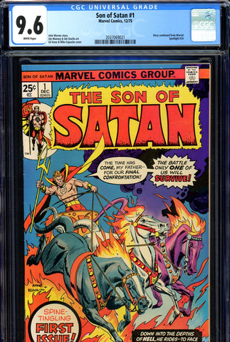 Son of Satan #01 CGC 9.6 - Starlin art  white pages - SOLD!
