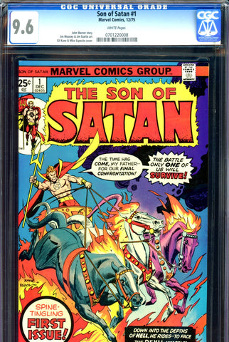 Son of Satan #01 CGC graded 9.6 white pages - SOLD!