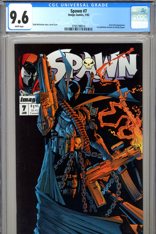 Spawn #7 CGC graded 9.6 McFarlane cover/story/art