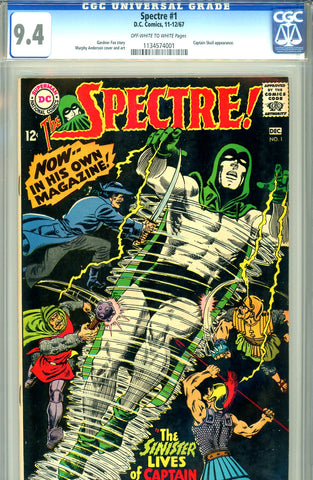 Spectre #1  CGC graded 9.4 black cover SOLD!