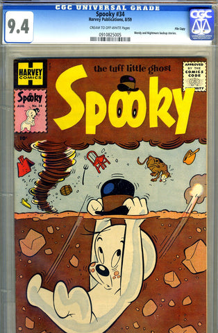 Spooky #34   CGC graded 9.4 - SOLD!