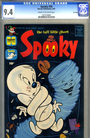 Spooky #58   CGC graded 9.4 - SOLD!