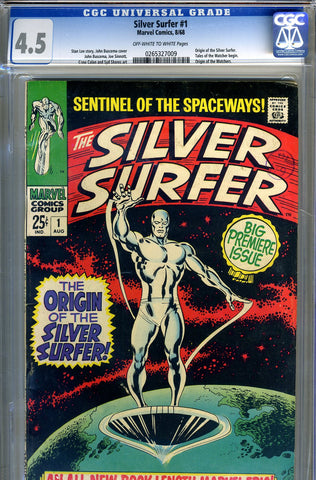 Silver Surfer #01   CGC graded 4.5 SOLD!