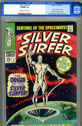 Silver Surfer #01   CGC graded 9.0 - SOLD