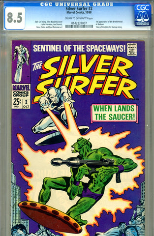 Silver Surfer #02   CGC graded 8.5 SOLD!