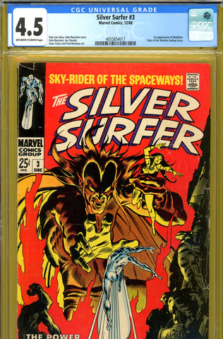 Silver Surfer #03 CGC graded 4.5 - first app. of Mephisto