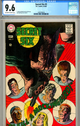 Secret Six #3 CGC graded 9.6 - SOLD!