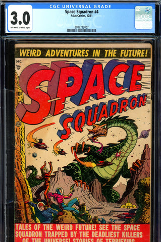 Space Squadron #4 CGC graded 3.0 scarce - SOLD!