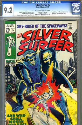 Silver Surfer #05   CGC graded 9.2 - SOLD!