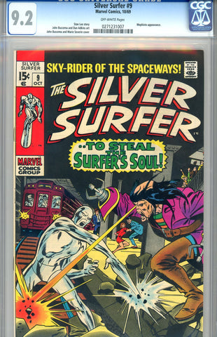 Silver Surfer #09  CGC graded 9.2 - SOLD!