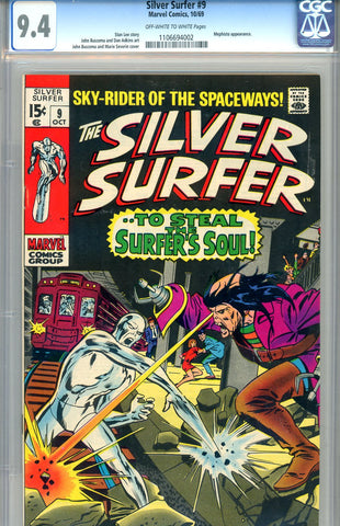 Silver Surfer #09   CGC graded 9.4 - SOLD!