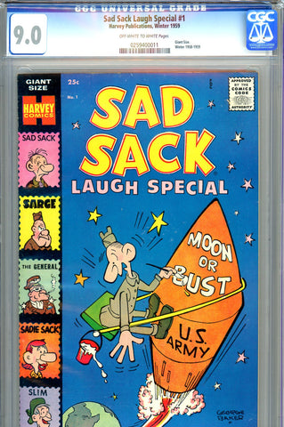 Sad Sack Laugh Special #1 CGC graded 9.0 - SOLD!