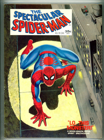 Spectacular Spider-Man #1 (magazine)  CGC graded 9.0 - SOLD!