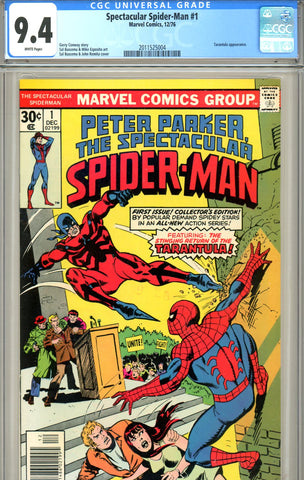 Spectacular Spider-Man #01 CGC graded 9.4 SOLD!