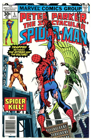 Spectacular Spider-Man #05 VF/NEAR MINT  1977