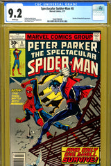 Spectacular Spider-Man #8 CGC graded 9.2 - Morbius cover/story