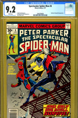 Spectacular Spider-Man #08 CGC graded 9.2 - Morbius cover/story