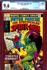 Spectacular Spider-Man #16 CGC graded 9.6 - Beetle cover/story