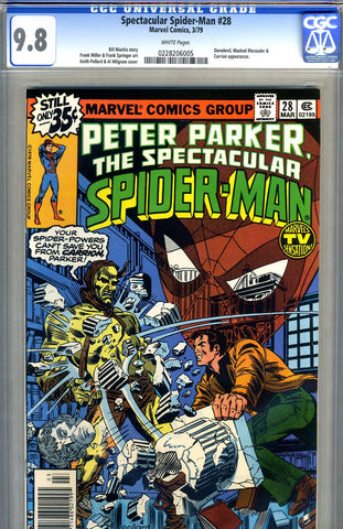 Spectacular Spider-Man #28   CGC graded 9.8 - HG - SOLD!