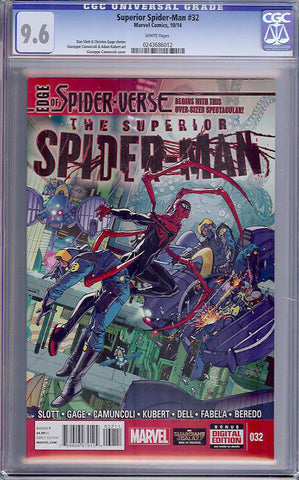 Superior Spider-Man #32  CGC graded 9.6 - SOLD!