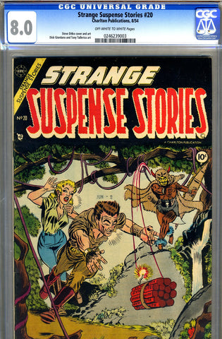 Strange Suspense Stories #20   CGC graded 8.0 - SOLD!