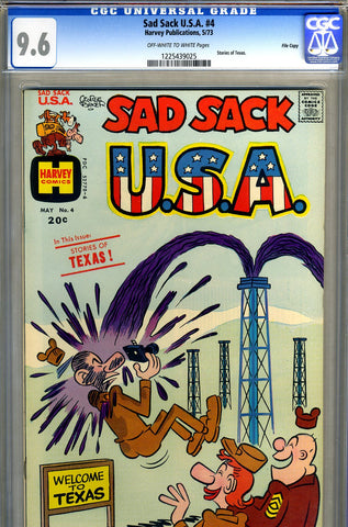 Sad Sack U.S.A. #4   CGC graded 9.6 SOLD!