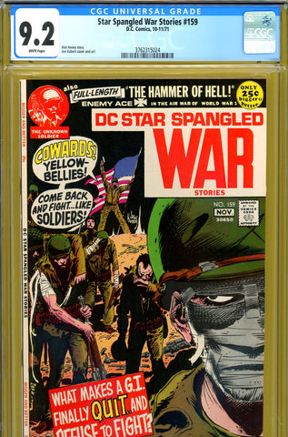 Star Spangled War Stories #159 CGC graded 9.2 - WP - SOLD!