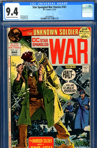 Star Spangled War Stories #161 CGC graded 9.4 - Joe Kubert cover