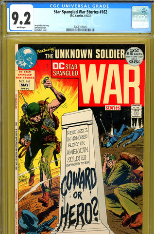 Star Spangled War Stories #162 CGC graded 9.2 - WP - SOLD!