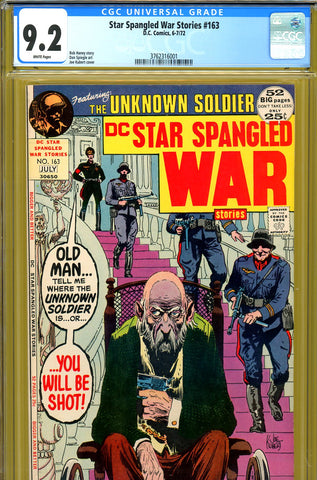 Star Spangled War Stories #163 CGC graded 9.2 - WP - SOLD!