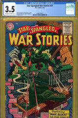 Star Spangled War Stories #31 CGC graded 3.5 - first code issue