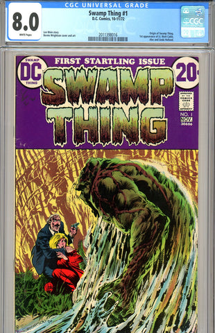 Swamp Thing #01 CGC graded 8.0 SOLD!
