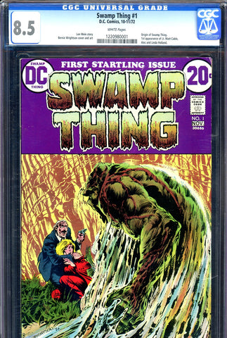 Swamp Thing #01 CGC graded 8.5 origin - SOLD!